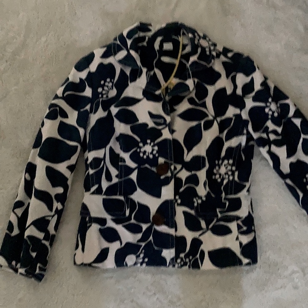 J Crew Linen Blazer Size 6